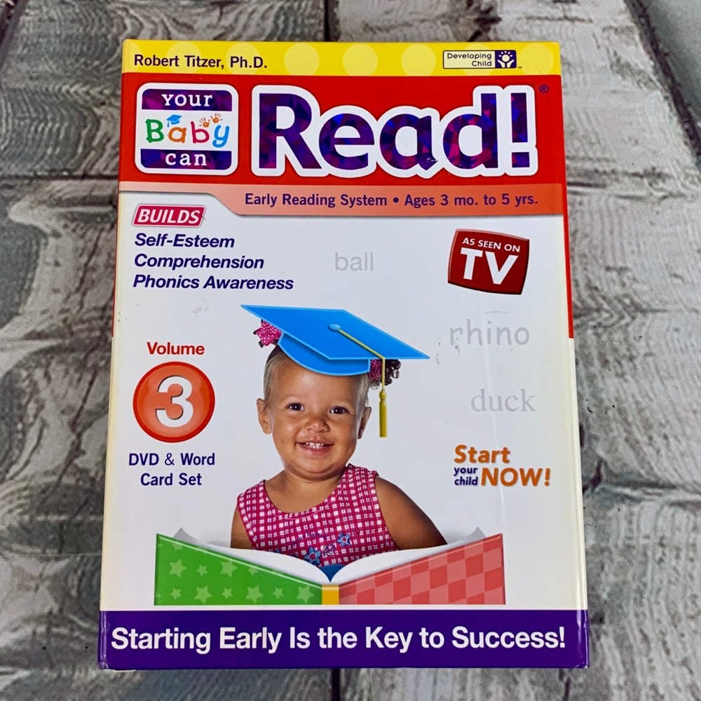 3/$20 Your Baby Can Read Volume 3 DVD & Word Card Set